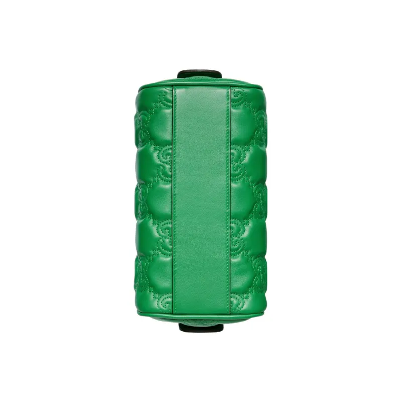 GUCCI GG Matelassé Leather Controller Boston Bag Shoulder Bags Handbags Mini Women's Emerald Green-7