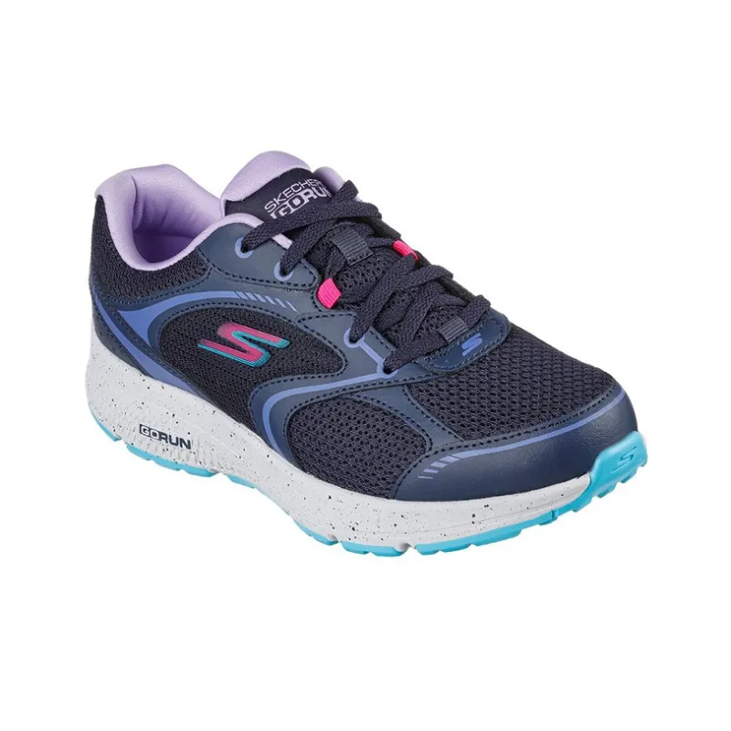 Skechers Go Run Consistent Cushioning Anti Slip And Wear Resistant Low Top Running Shoes Women's Blue Purple-2