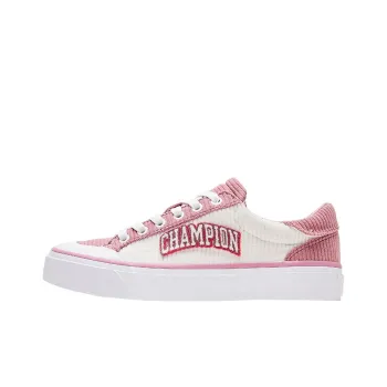 Champion Campus Star 1.0 Skateboard Shoes Women's Low Top Pastel Pink/Milk White