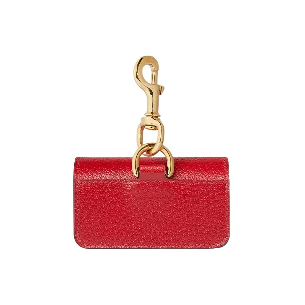 GUCCI Recycled Material Storage Bag Unisex Furong Red-2