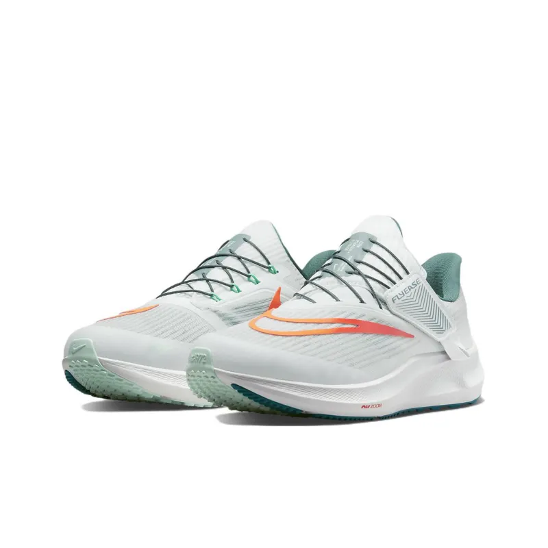 Nike Air Zoom Pegasus 39 FlyEase Extra Wide 'Pure Platinum Total Orange'-2