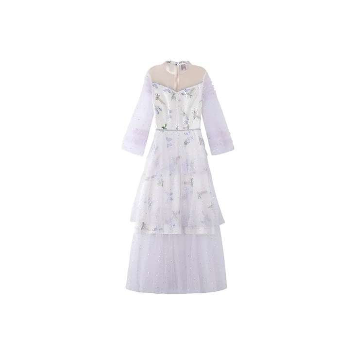 JINYE ORIENTAL Dress Women's White-1