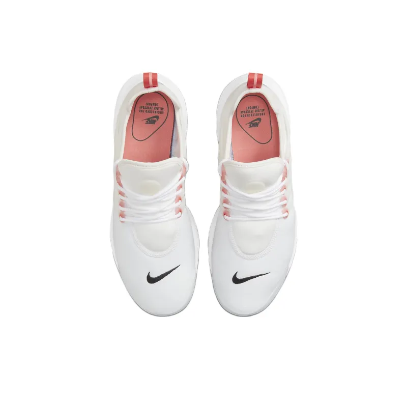 Nike Air Presto Cushioning Anti-Slip And Wear-Resistant Low-Top Casual Shoes GS White Orange-3