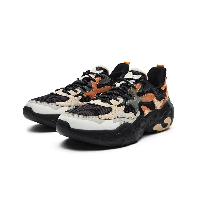 Erke Shock Absorbers With Slip Resistant And Abrasion Resistant Properties Low Top Casual Shoes Men's-1