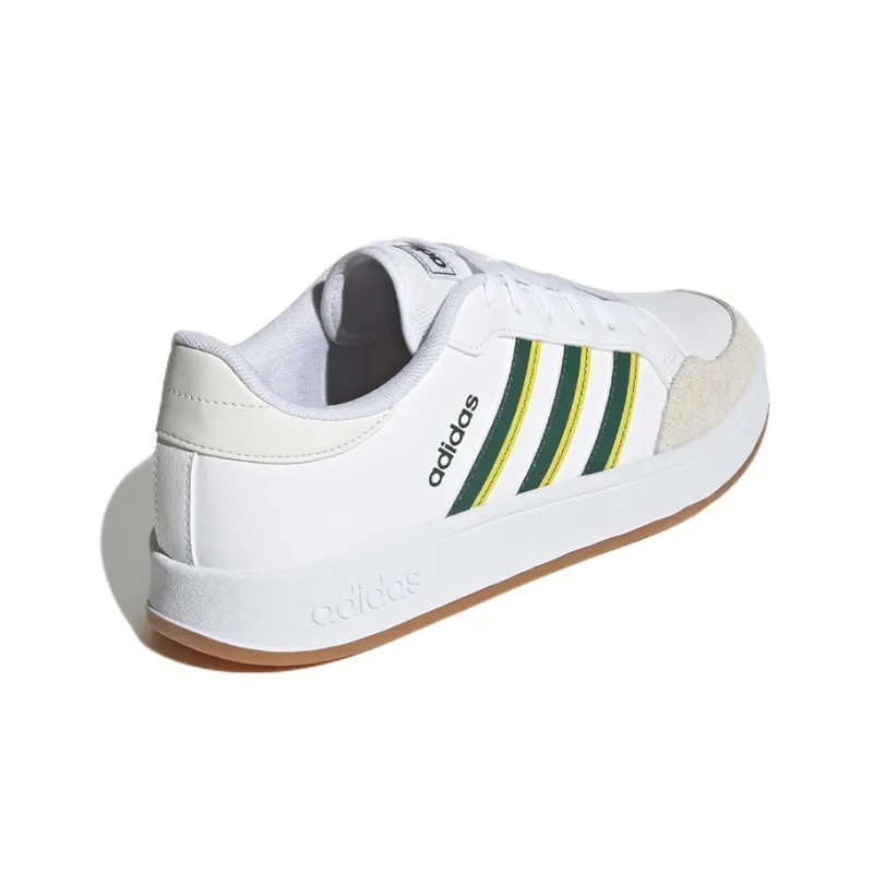 Adidas Neo Breaknet Court Lifestyle Shoes 'Collegiate Green Impact Yellow'-3