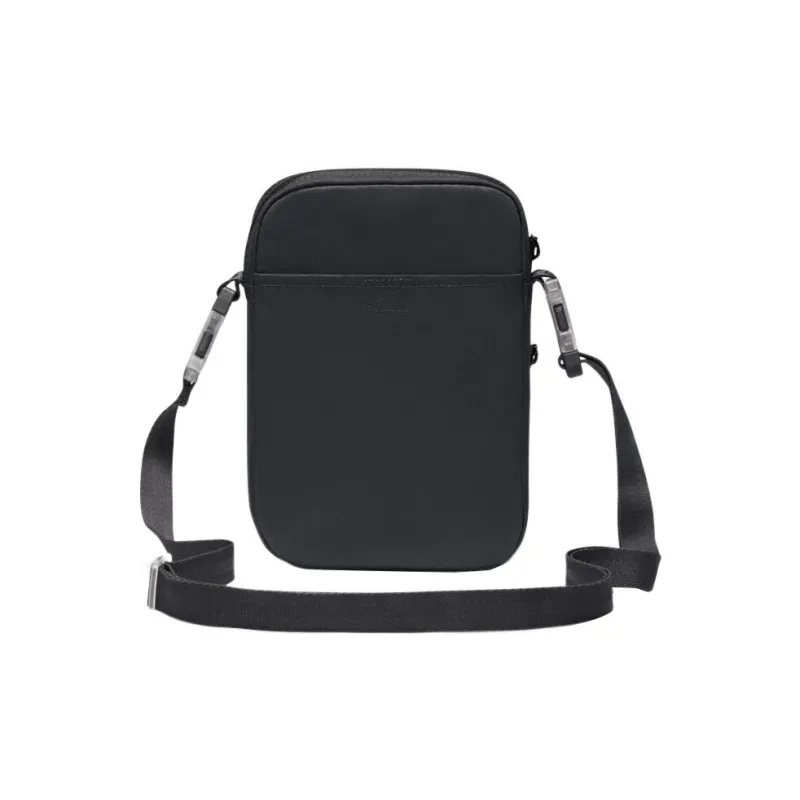 Nike Polyester Shoulder Bag, Crossbody Bag Regular Unisex Pure Black/Gray-2