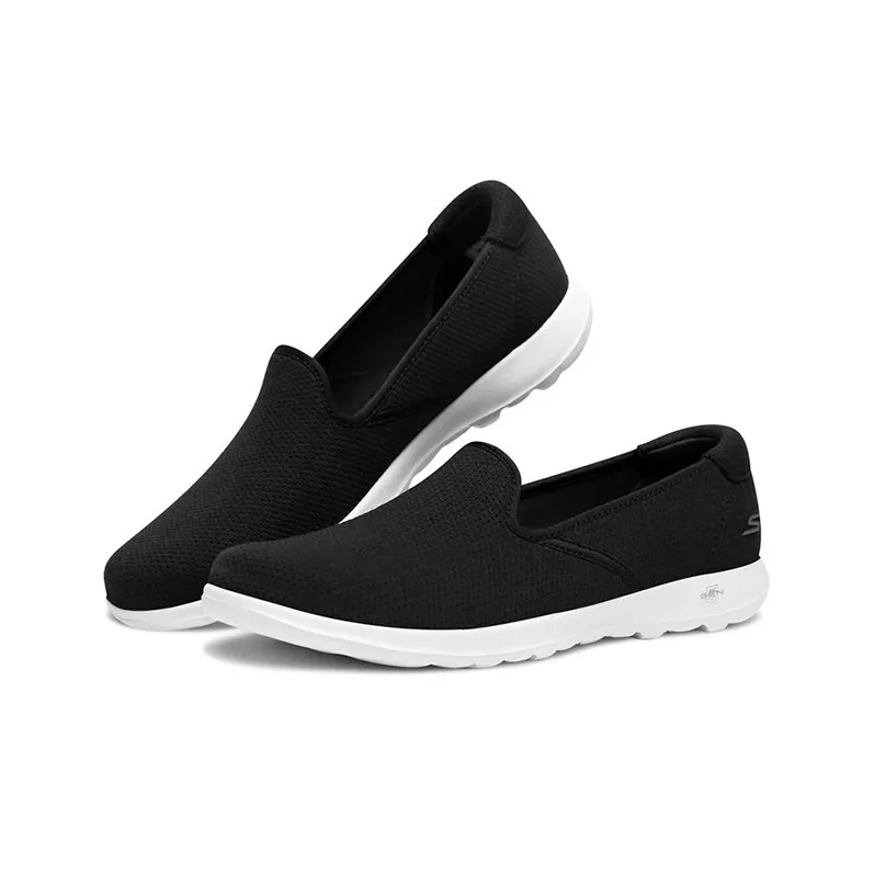 Skechers GO WALK Lite Casual Shoes Women's Low-Top Black/White-2