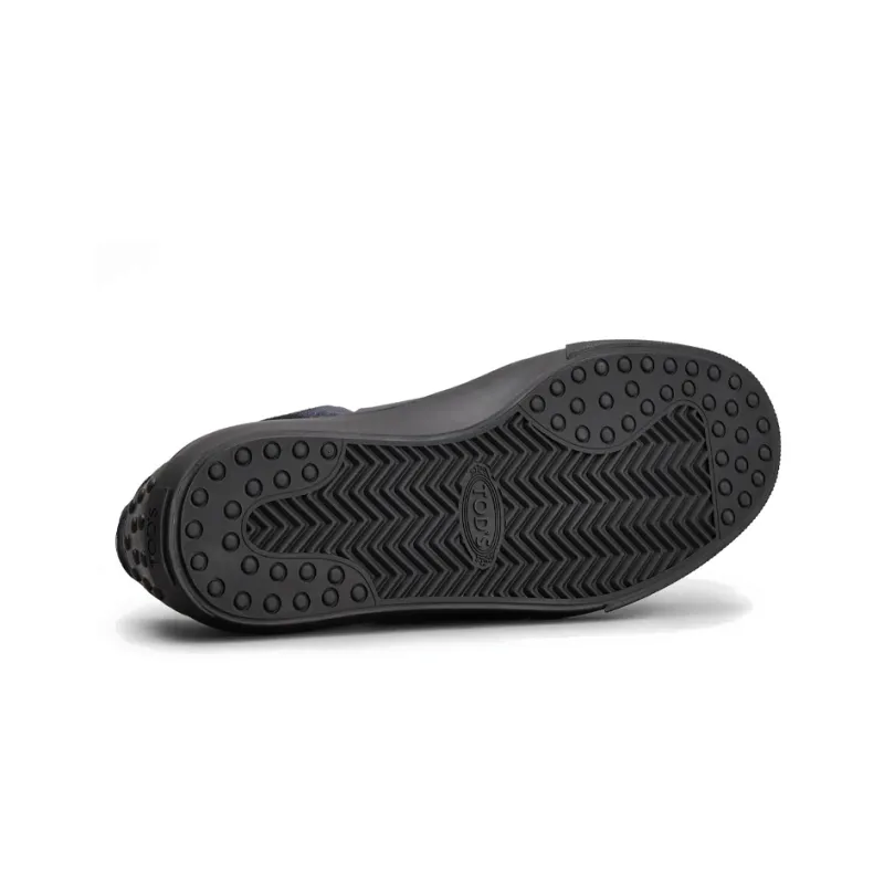 TOD'S Logo Embossed Panelled Sneakers-4