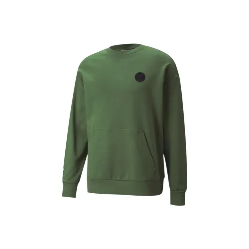 PUMA Sweatshirts Unisex Green