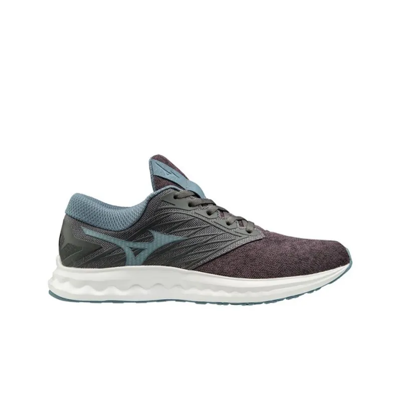 Mizuno Wave Polaris Shock Absorption Non Slip Gray Blue-1