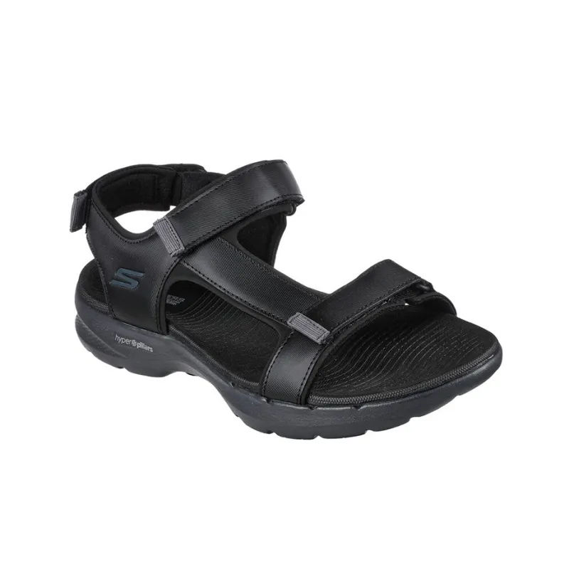 Skechers Go Walk 6 Sandal 'Black Grey'-2