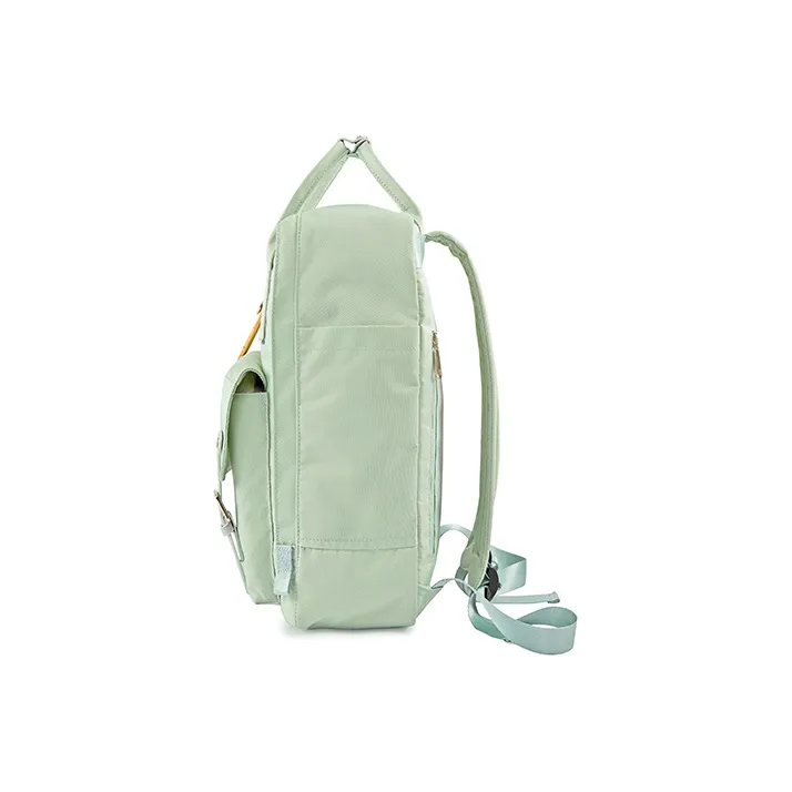 Sound For Life Nylon Laptop Bag Travel Backpack Backpack Handbag Backpack Regular Women's Ecru/Light Green-2