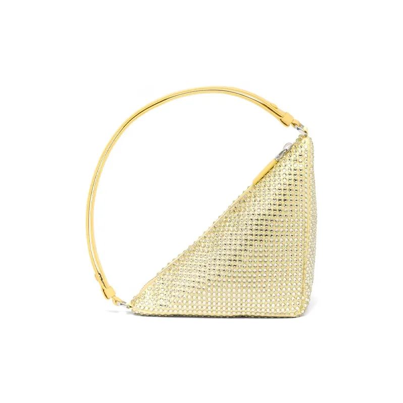 PRADA Fabric Clutches Handbags Women's Pineapple Yellow-2