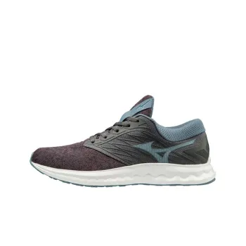 Mizuno Wave Polaris Shock Absorption Non Slip Gray Blue