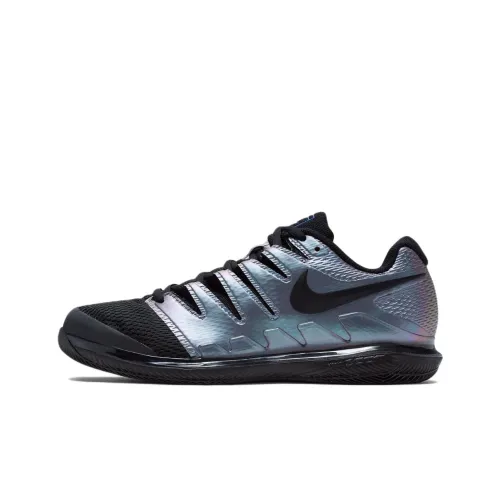 Nike Air Zoom Vapor X Tennis Shoes Men Low-Top Black/Silver