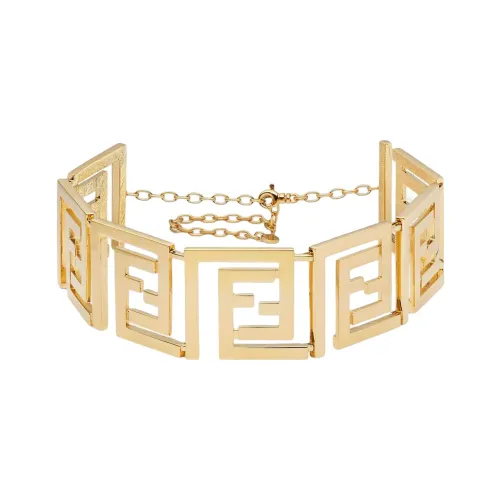 FENDI Necklaces Women's Gold