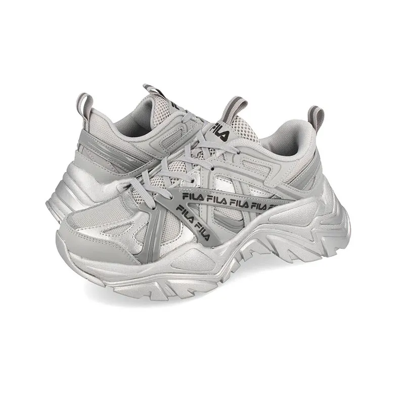 FILA Electrove Casual Shoes Women's Low-Top Silver-2