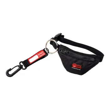 Rough Enough Nylon Key Pouch Mini Unisex Black