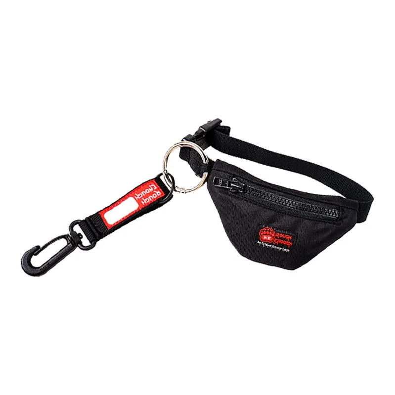 Rough Enough Nylon Key Pouch Mini Unisex Black-0
