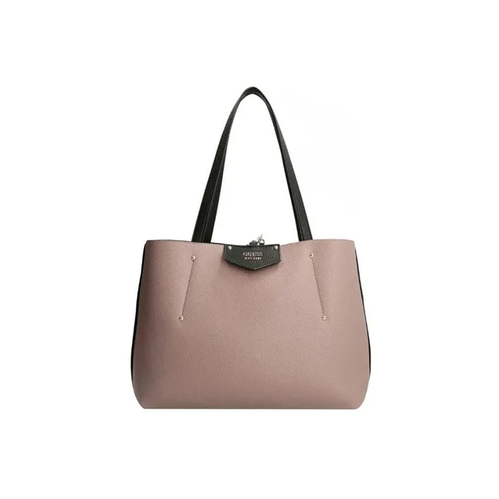 GUESS PU Combo Bag, Shoulder Bag, Handbag Regular Women's Black-3