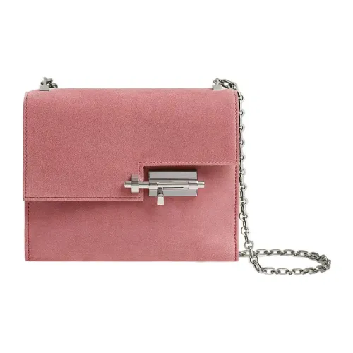 HERMES Verrou Doblis Calfskin Verrou Bag, Shoulder Bag, Crossbody Bag Mini Women's 5T Rose