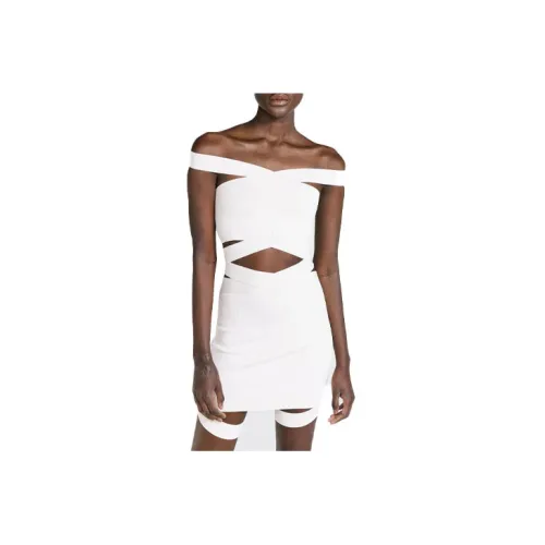 DION LEE Casual Short Skirts Women's White