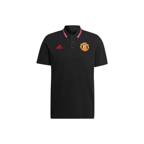 Adidas MANCHESTER UNITED THEATRE OF DREAMS Polo Shirts Men Black