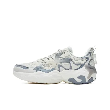 Erke Casual Shoes Men Low Top Ivory White/Rubble Gray