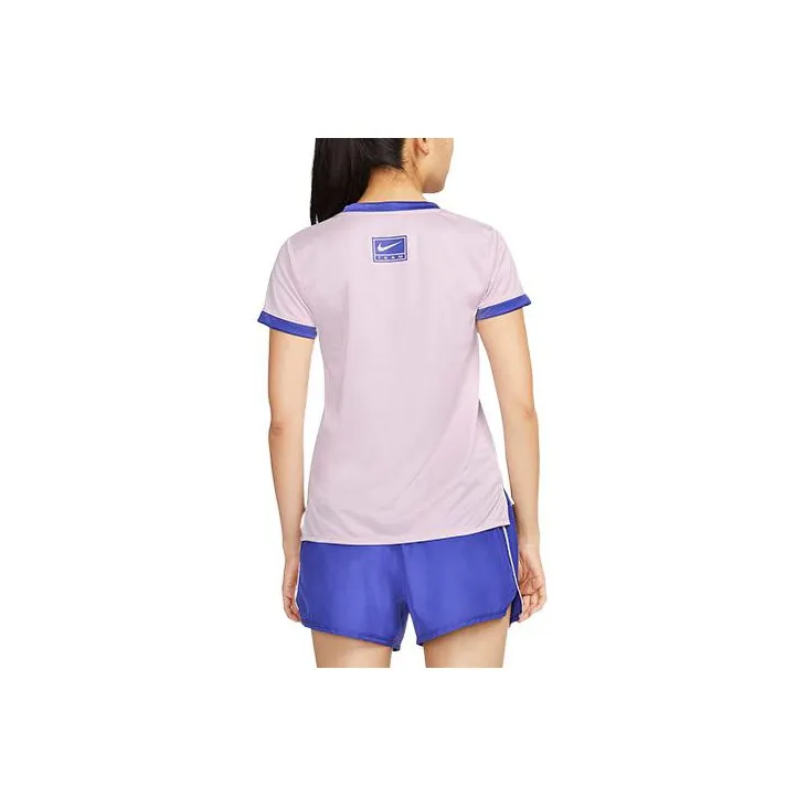 Nike T Shirts Women's Purple-1