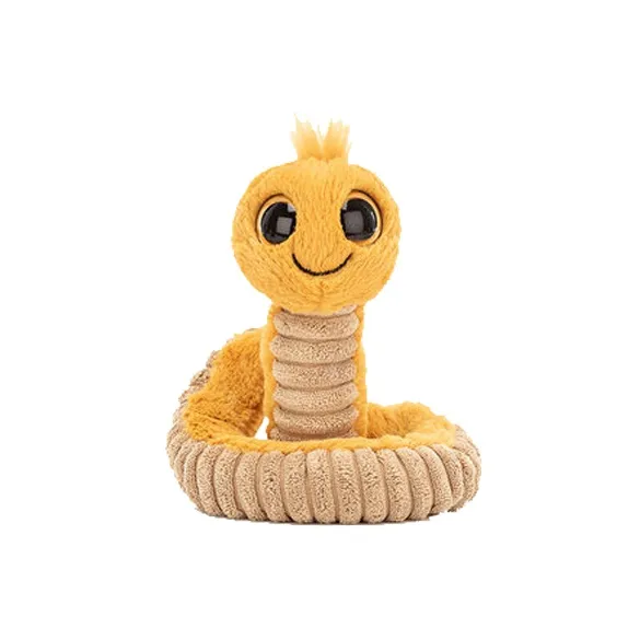 JELLYCAT Wiggly Worm Yellow Stuffed Animal-1