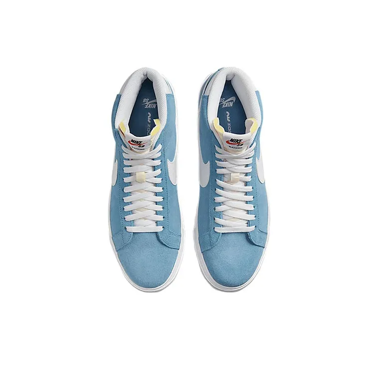 Nike Sb Zoom Blazer Mid Cerulean Blue-3
