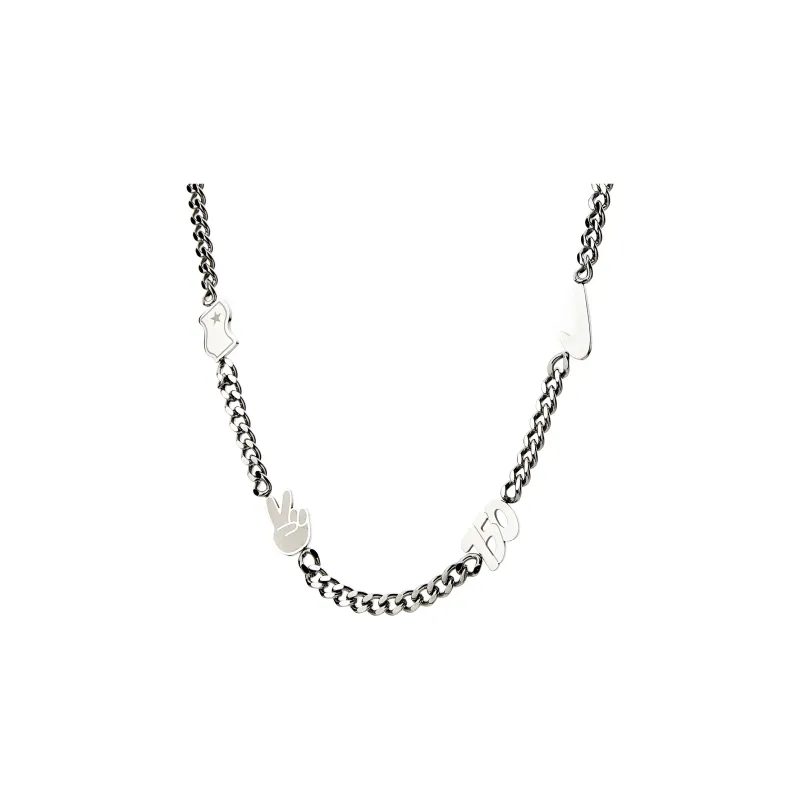 Guuka Necklaces Unisex Silver-0