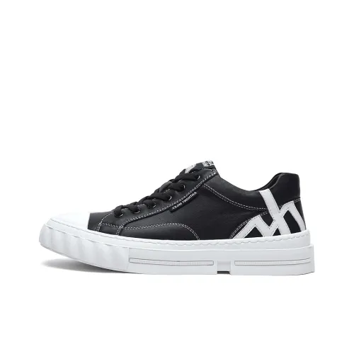 Anthony Miles Skateboard Shoes Men Low Top Black