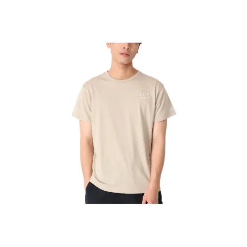 Columbia T-Shirts Men Khaki