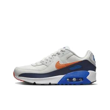 Nike Air Max 90 Leather GS 'White Navy Orange'