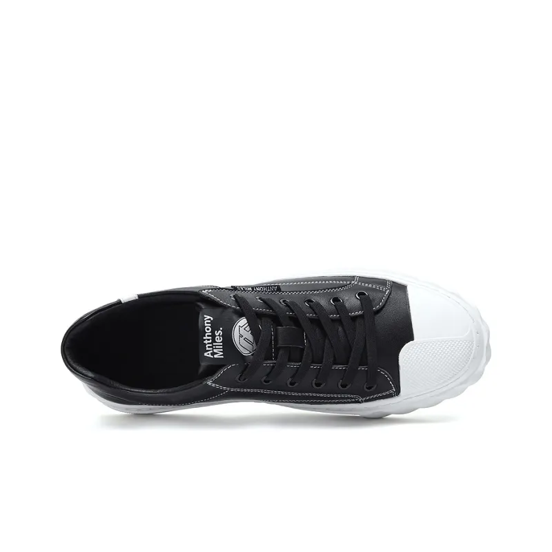 Anthony Miles Skateboard Shoes Men Low Top Black-2