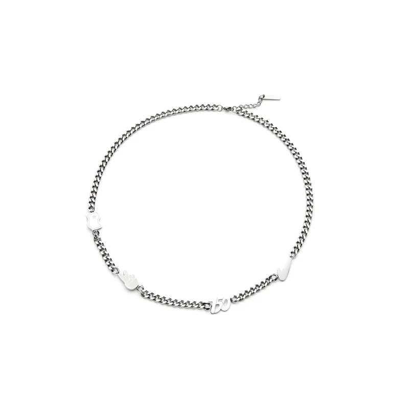 Guuka Necklaces Unisex Silver-2