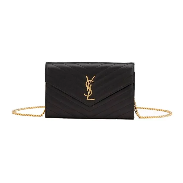 SAINT LAURENT Envelope Chain Crossbody Bag-0