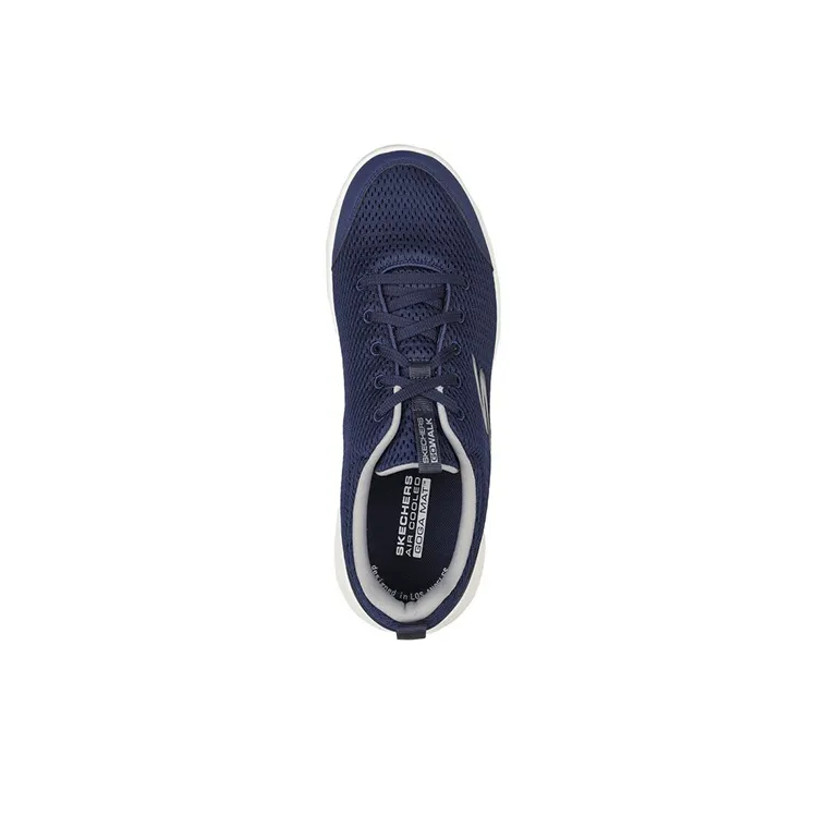 Skechers GO WALK Ma Cushioned Anti-Slip Wear-Resistant Breathable Lightweight Low-Top Casual Shoes Men's Blue-3
