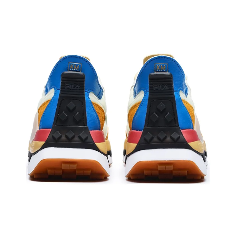 FILA Km Shoes 'White Yellow Blue'-3
