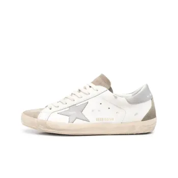 Golden Goose Super Star Stylish Skateboarding Shoes Men's White Vintage Version