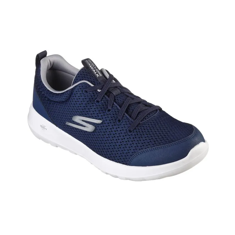 Skechers GO WALK Ma Cushioned Anti-Slip Wear-Resistant Breathable Lightweight Low-Top Casual Shoes Men's Blue-2