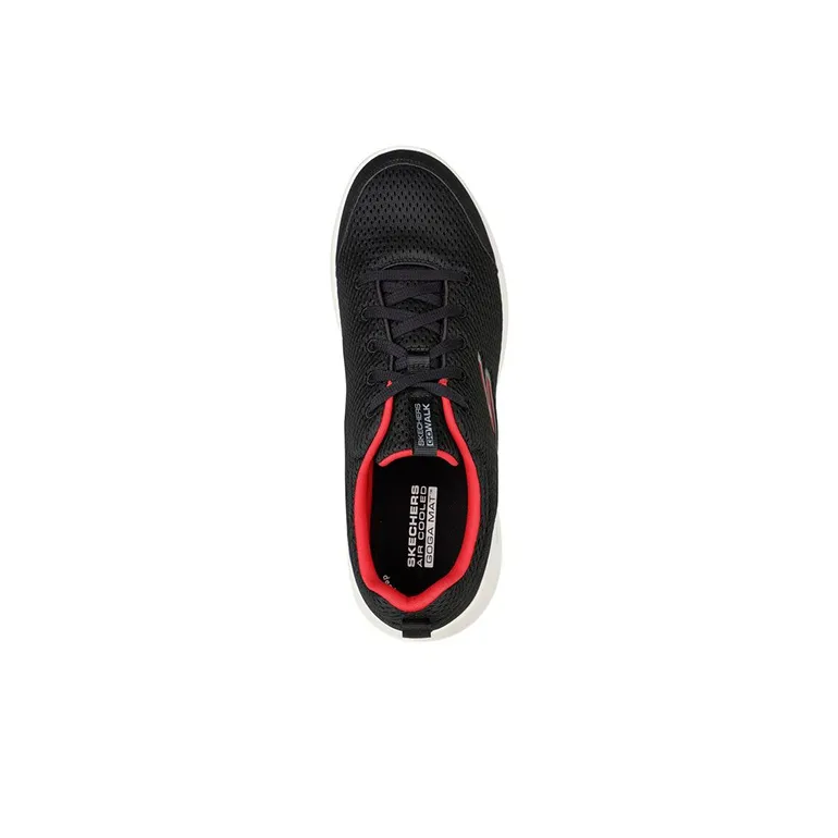 Skechers GO WALK Ma Cushioned Slip Resistant Abrasion Resistant Breathable Low Top Casual Shoes Men's Black-3