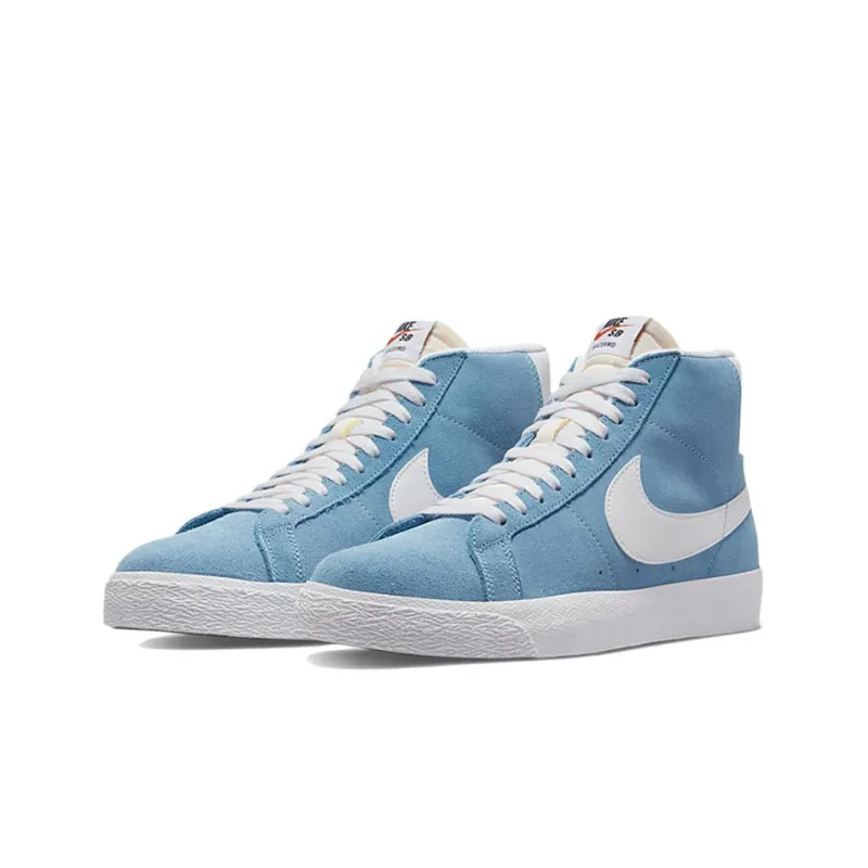 Nike Sb Zoom Blazer Mid Cerulean Blue-2