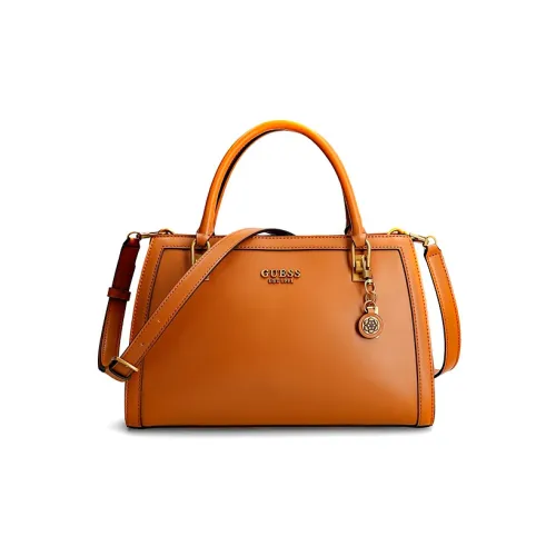 GUESS Artificial Leather Shoulder Bag Crossbody Bag Handbag Women's Brown