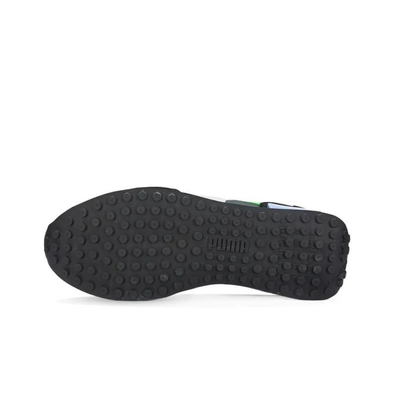 Puma Future Rider "Play On" Dark Shadow Fluo Green-5