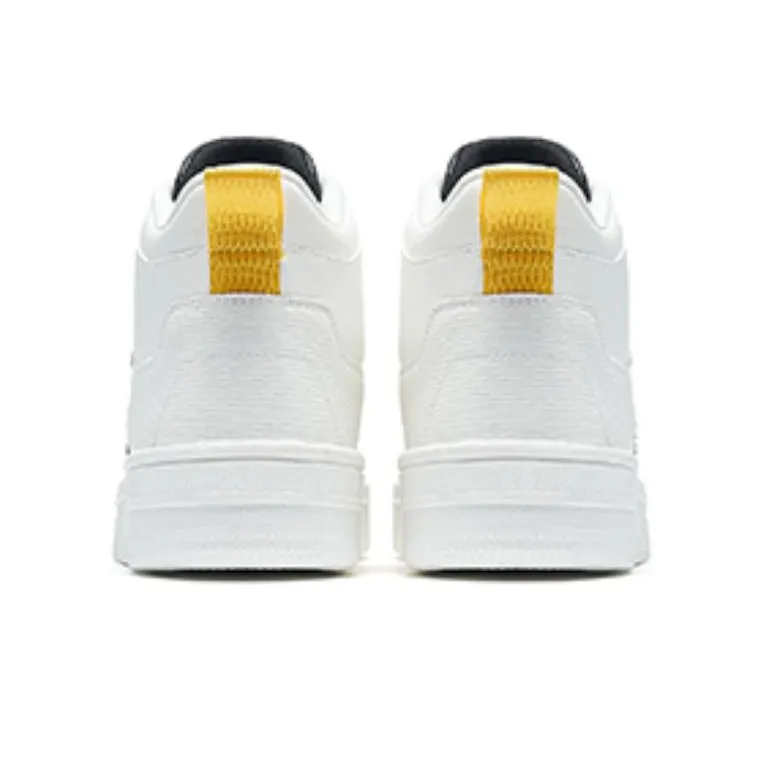 XTEP Off White Balanced Coverage High Top Skateboard Shoes Men's White Black-2