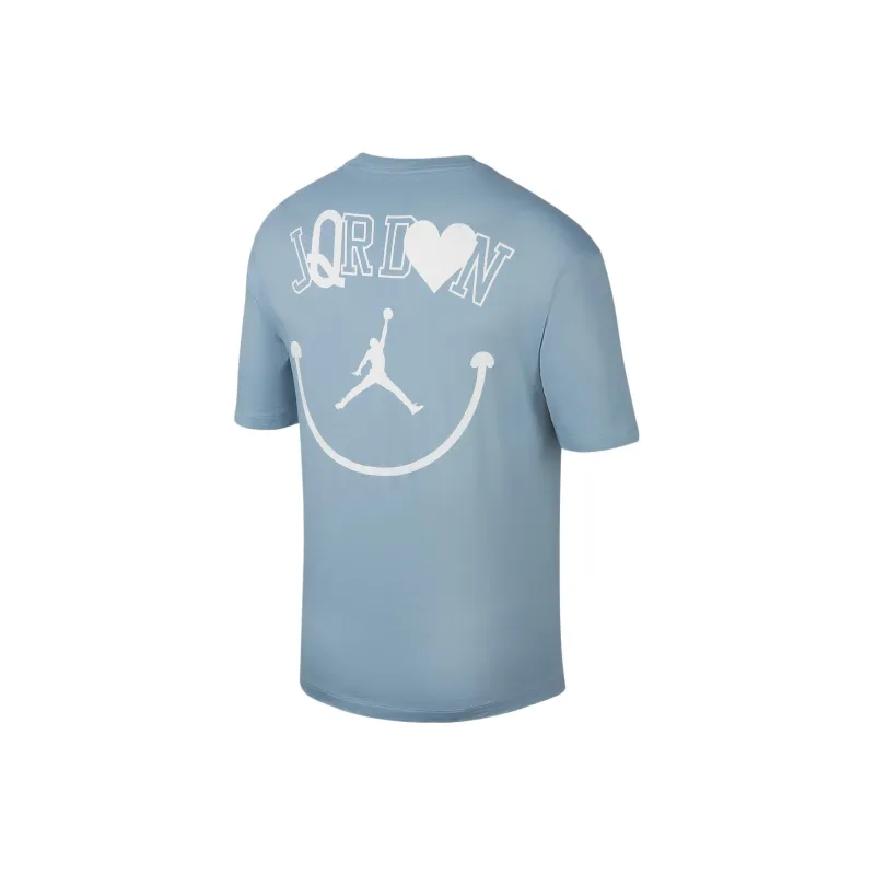 Jordan T Shirts Men Blue-1