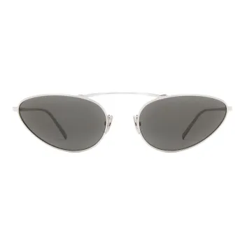 SAINT LAURENT Round Frame Metal Sunglasses