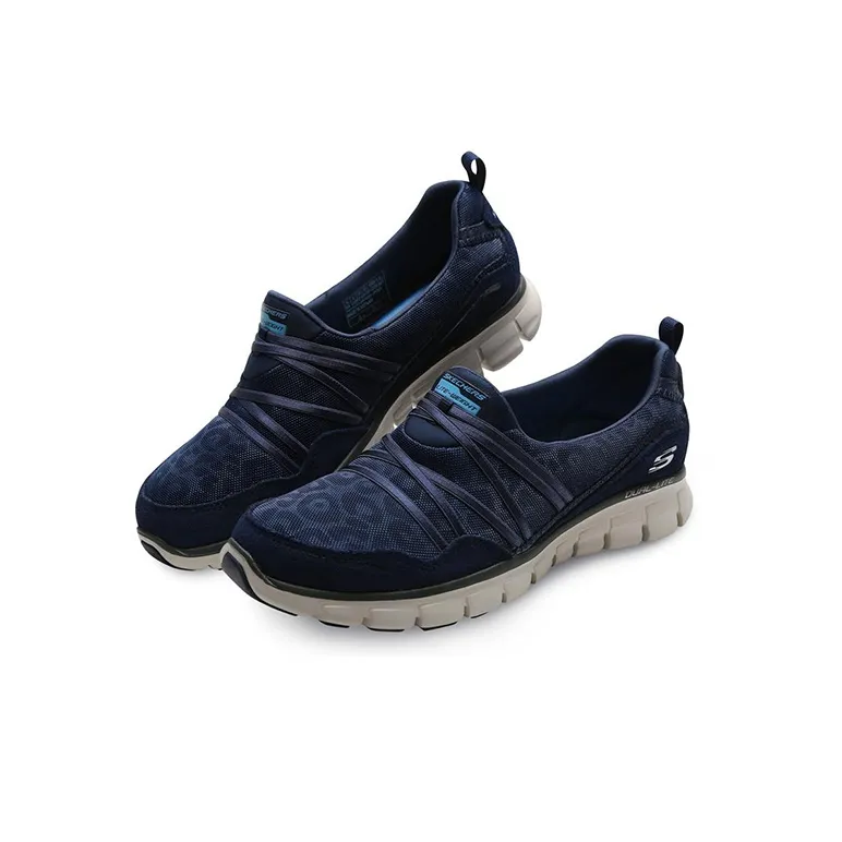 Skechers Synergy Casual Shoes Women's Low-Top Navy-2